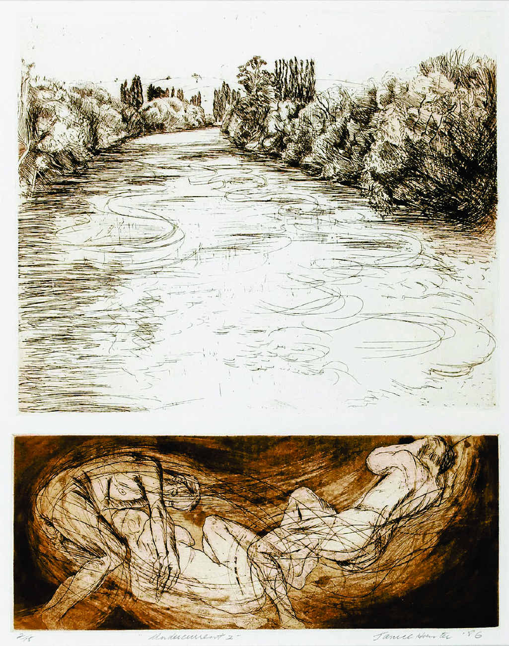 Janice Hunter’s Undercurrent, 1986 from the gallery’s regional collection. Janice Hunter’s Undercurrent, 1986 from the gallery’s regional collection.